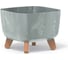Кашпо на ножках Prosperplast DGQL240E422U GRACIA SQUARE BETON EFFECT 240х240х187 мм, бетон 067365 1