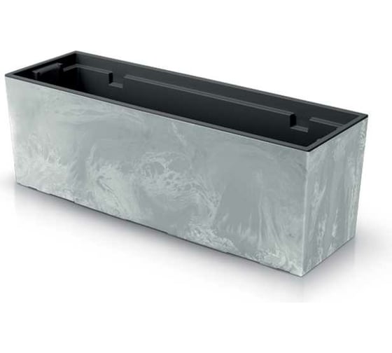 Цветник с вкладышем Prosperplast DUC800TE422U URBI CASE BETON EFFECT 770х235х686 мм, бетон 067383