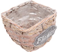 Плетеное кашпо Gloria Garden Flower 14 см 8790041-1