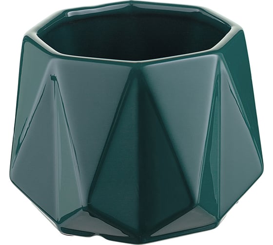 Цветочный горшок Liberty Jones Rhombus, 12.5 см, зеленый LJ_RH_FP_GRN12.5