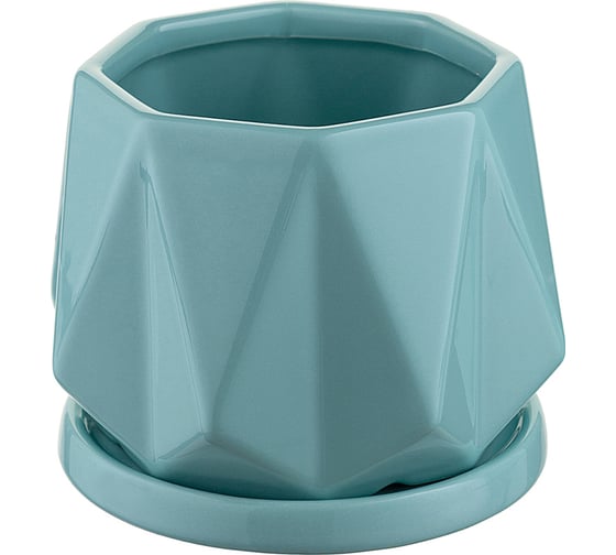 Цветочный горшок Liberty Jones Rhombus, 12.5 см, голубой LJ_RH_FP_BL12.5 1