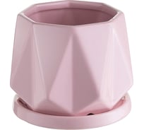 Цветочный горшок Liberty Jones Rhombus, 12.5 см, розовый LJ_RH_FP_PNK12.5