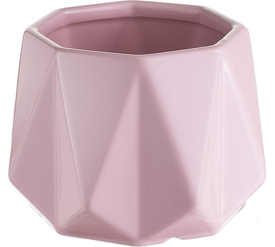 Цветочный горшок Liberty Jones Rhombus, 12.5 см, розовый LJ_RH_FP_PNK12.5