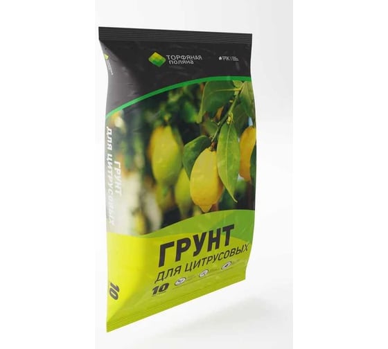 Почвенный грунт Торфяная поляна для Цитрусовых 10 л 00-00000668