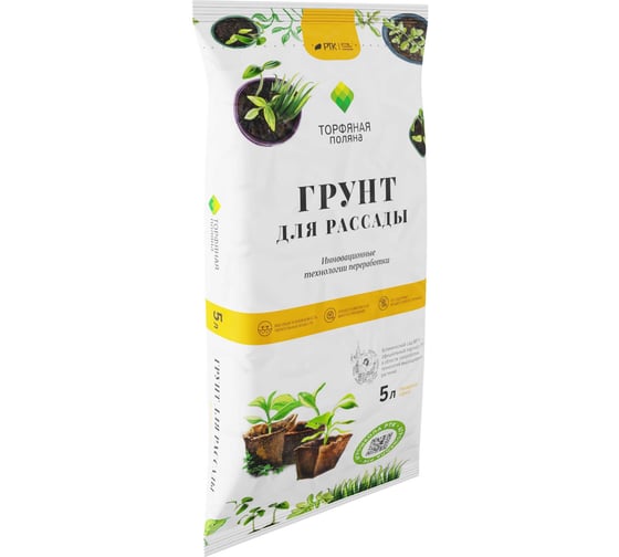 Почвенный грунт Торфяная поляна для Рассады 5 л 00-00000664