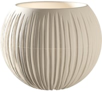 Кашпо bmc КШ-9526 Сфера диаметр 13.5 см, высота 16 см, 1.7 л, кремовое 065941