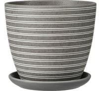 Горшок ООО КОМПОЗИТ Саксония серый крокус №3. КС-К3-33-22