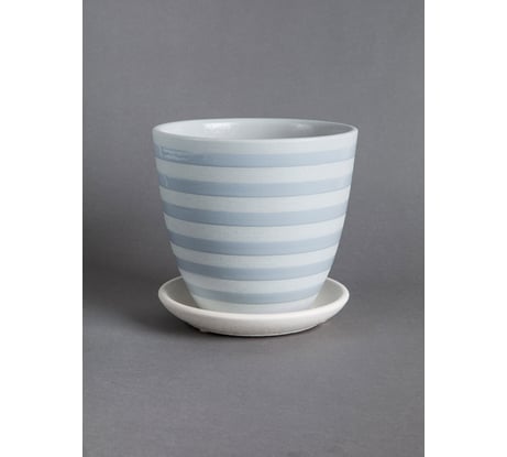 Горшок ООО КОМПОЗИТ Лента серый крокус №2. КС-К2-262-22