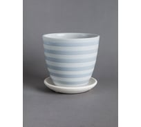 Горшок ООО КОМПОЗИТ Лента серый крокус №3. КС-К3-262-22