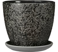 Горшок ООО КОМПОЗИТ Маджента черный крокус №3. КC-К3-250-15