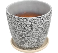 Горшок ООО КОМПОЗИТ Маджента серый крокус №3. КC-К3-250-22