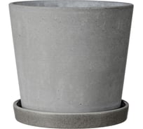 Горшок ООО КОМПОЗИТ Грэй лофт серый конус №4. КБ-Кл4-251-22