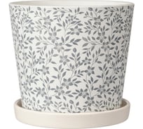 Горшок ООО КОМПОЗИТ Скань белый конус №3. КБ-К3-157-03