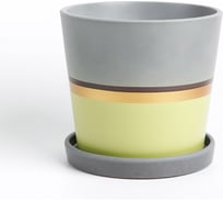 Горшок ООО КОМПОЗИТ Лувр зеленый конус №4. КБ-К4-164-01