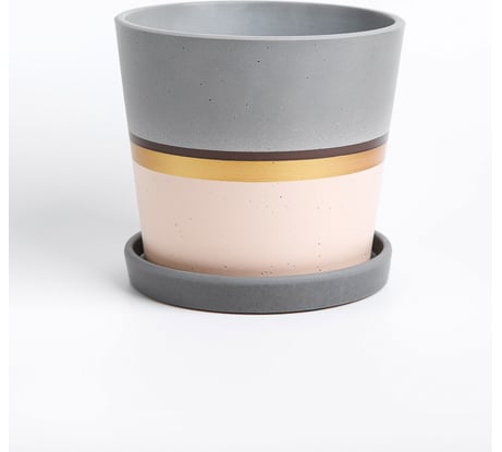 Горшок ООО КОМПОЗИТ Лувр шампань конус №2. КБ-К2-164-32