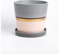 Горшок ООО КОМПОЗИТ Лувр шампань конус №3. КБ-К3-164-32