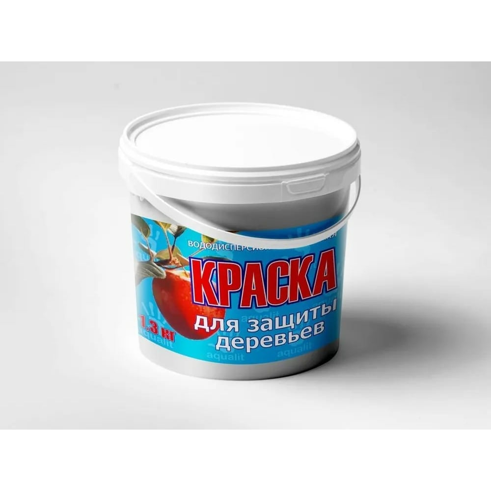 Краска для садовых деревьев AQUALIT Аквалит 101 белая, 1.3 кг pvpsz046 ...
