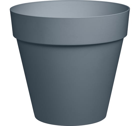 Горшок для цветов Idiland tarragon диам. 310 мм, 14 л, со вставкой, серый 221610735/01