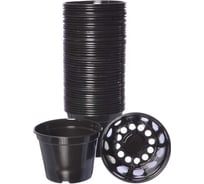 Набор горшков для рассады ЛЕТО 0.61 л, диам. 11 см, полистирол, 40 шт. 90877