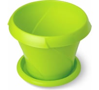 Кашпо с поддонником Martika Флориана 5.4 л, диам. 270 мм, салатовое С387САЛ