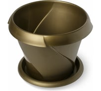 Кашпо с поддонником Martika Флориана 9.2 л, диам. 315 мм, золотое С388ЗОЛ