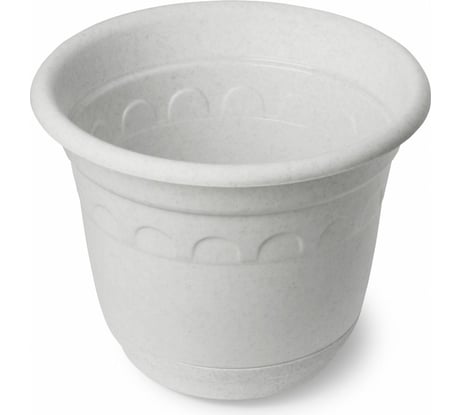 Горшок Колывань с поддоном Martika 10 л, диам. 30 см, мрамор С96М