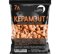 Керамзит Сила Суздаля дренаж для растений, фракция 10-20 мм, 7 л 4680004062813