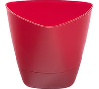 Горшок для цветов с поддоном Радиан Элеганс рубин, 0.5 л 10051206