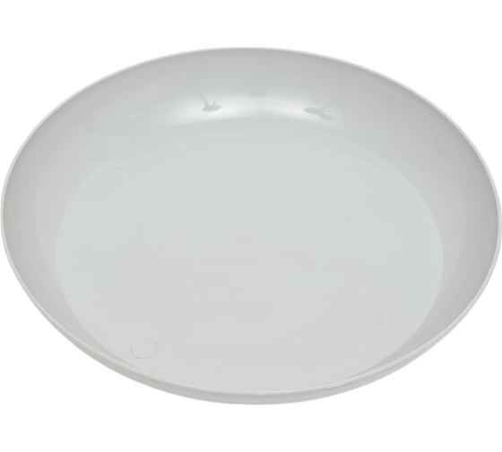 Кашпо Violet Ротанг 3 л, круглое, с поддоном, 3 шт., серое N-Kahpo-3/-36301-08
