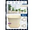 Кашпо Violet Ротанг 9.1 л, квадратное, с поддоном, 2 шт., слоновая кость N-Kahpo-2/-36911-26 2