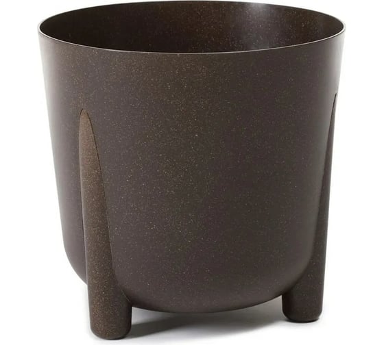 Кашпо на ножках LAMELA Sp.z o. 253 FRIDA ECO coffee диаметр 26 см, высота 23 см, 8.1 л, кофе espresso 067952