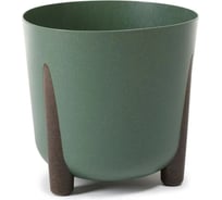 Кашпо на ножках LAMELA Sp.z o. 246 FRIDA ECO wood диаметр 30 см, высота 28.5 см, 12.4 л, зеленое 067964