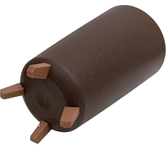 Ваза-кашпо на ножках Prosperplast DGTL240W-4625W GRACIA TUBUS SLIM ECO WOOD диаметр 24 см, высота 44.5 см, кофе 067630