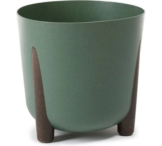 Кашпо на ножках LAMELA Sp.z o. 247 FRIDA ECO wood диаметр 34 см, высота 32 см, 19.4 л, зеленое 067968