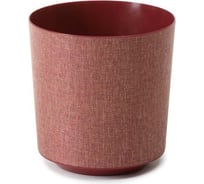 Кашпо LAMELA Sp.z o. 011 GAMA textil диаметр 19.5 см, высота 20 см, 4.9 л, бордовое 067975