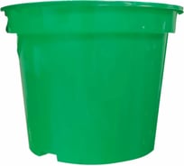 Круглый литьевой горшок Лама Торф С2 зеленый, 2 л 4680010314654