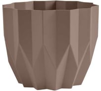Кашпо bmc КШ-4118 Геометрия Мокачино диам. 13 см, высота 16 см, 0.8 л 068373