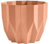 Кашпо bmc КШ-4116 Геометрия Персик диам. 13 см, высота 16 см, 0.8 л 068375