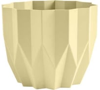 Кашпо bmc КШ-4120 Геометрия Желтый диам. 13 см, высота 16 см, 0.8 л 068371