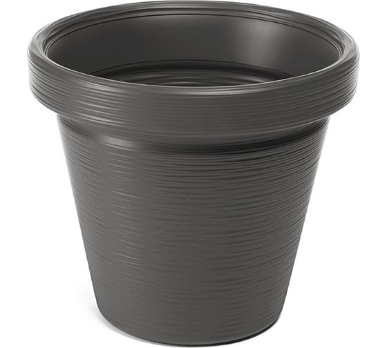 Кашпо LAMELA Sp.z o. 743 Agawa dluto диаметр 39 см, высота 34 см, 31 л, антрацит 067998