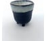 Кашпо Scheurich Kübel Spun black aqua керамика, диаметр 105 мм, высота 11 см, черная вода 061420 1