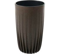 Кашпо с вкладышем LAMELA Sp.z o. 988 MIRA ECO coffee высокая, диам. 25 см, высота 42 см, кофе espresso 068791