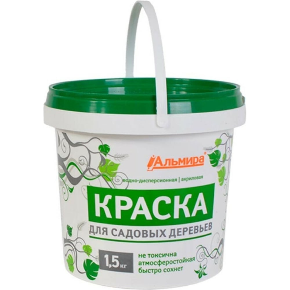 Краска для садовых деревьев Альмира 1.5 кг БП-00000449 - выгодная цена ...