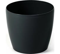 Кашпо LAMELA Sp.z o. MAGNOLIA 200 диаметр 12 см, высота 104 мм, 0.89 л, черное 069012