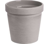 Кашпо bmc КШ-9789 Терра Серый диам. 13 см, высота 12.8 см, 1.1 л 068962