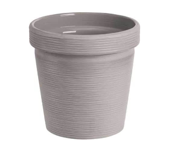 Кашпо bmc КШ-9787 Терра Серый диам. 16.5 см, высота 16 см, 2.35 л 068963 1