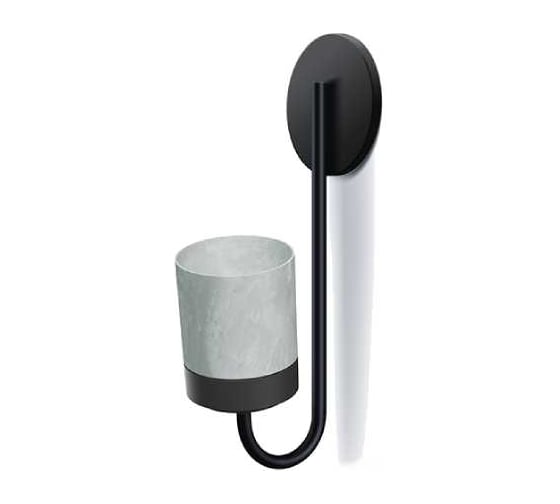 Подвесное кашпо Prosperplast IKBH600-422U BLOOMIE HANGER диам. 27х23.5 см, высота 84.5 см, 4 л, бетон/черный 068806