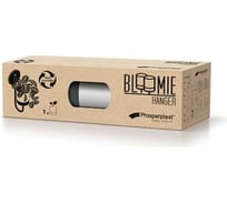 Подвесное кашпо Prosperplast IKBH600-422U BLOOMIE HANGER диам. 27х23.5 см, высота 64.5 см, 4 л, бетон/черный 068804