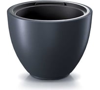 Кашпо с вкладышем Prosperplast DBHEM470-S433 HEOS диам. 47 см, высота 36 см, антрацит 068414