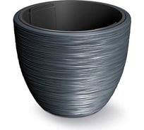 Кашпо с вкладышем Prosperplast DBFU400-S433 FURU диам. 39 см, высота 32 см, антрацит 068860